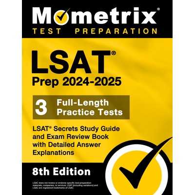 预订 LSAT Prep 2024-2025 - 3 Full-Length Practice Tests, LSAT Secrets Study Guide and Exam Review Book with Detailed Ans