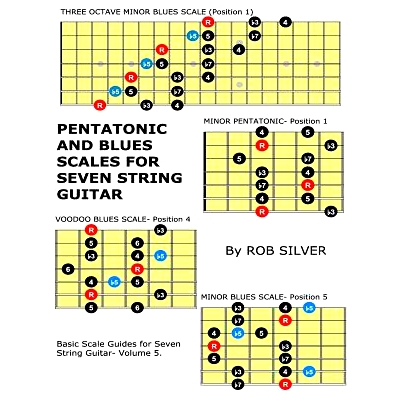 预订 Pentatonic and Blues Scales for Seven String Guitar: 9781545315965