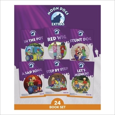 预订 Phonic Books Moon Dogs Extras Set 2: Adjacent consonants and consonant digraphs 《自然拼读书：月亮狗》附加套装 2：