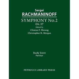 Symphony score No.2 Study 9781608742974 Op.27 预订