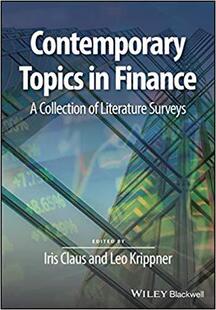 【预售】Contemporary Topics in Finance