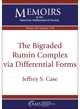 预订 The Bigraded Rumin Complex via Differential Forms 双级瘤胃复合体通过差异形式: 9781470473099