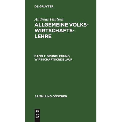 预订 Grundlegung, Wirtschaftskreislauf: 9783111017327
