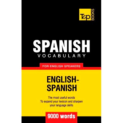 预订 Spanish vocabulary for English speakers - 9000 words: 9781780712932