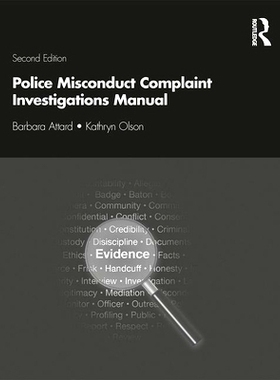 预订 Police Misconduct Complaint Investigations Manual 警察不当行为投诉调查手册: 9780367404352