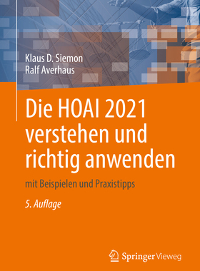 预订 Die HOAI 2021 verstehen und richtig anwenden