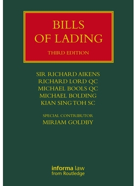 预订 Bills of Lading 提单: 9780367134372