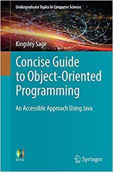 【预售】Concise Guide to Object-Oriented Programming