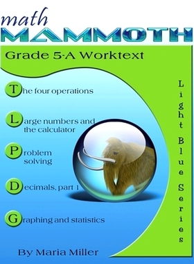 预订 Math Mammoth Grade 5-A Worktext: 9781942715665
