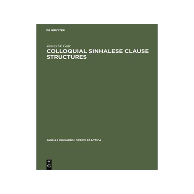 [预订]Colloquial Sinhalese Clause Structures 9789027907332