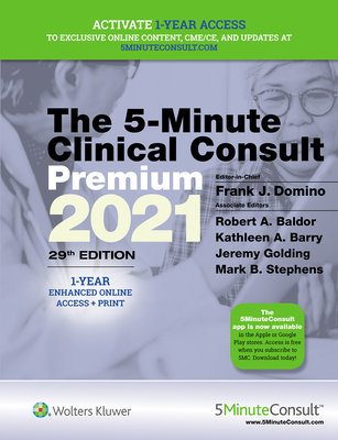 【预订】5-Minute Clinical Consult 2021 Premium: 1-Year Enhanced Online Access + Print