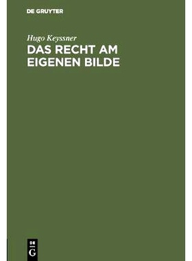 预订 Das Recht am eigenen Bilde: 9783111165738