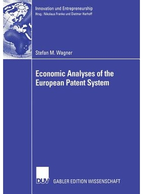 预订 Economic Analyses of the European Patent System: 9783835002203