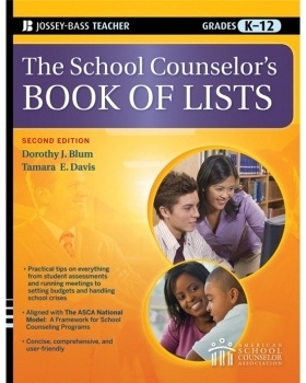 预订 The School Counselor’s Book of Lists, Second Edition 学校辅导员书单　第2版: 9780470450659