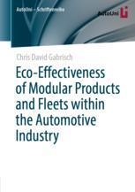 [预订]Eco-Effectiveness of Modular Products and Fleets within the Automotive Industry