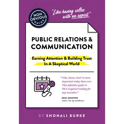 预订 Non-Obvious Guide To PR & Communication 公关与传播的非明显指南: 9781646870677