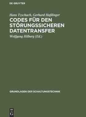 【预订】Codes für den störungssicheren Datentransfer 9783486225693