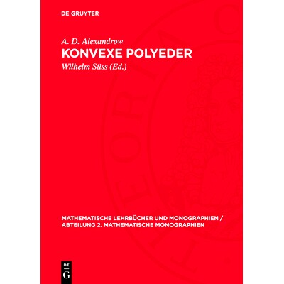 预订 Konvexe Polyeder: 9783112727683