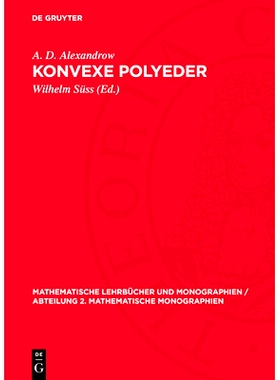 预订 Konvexe Polyeder: 9783112727683