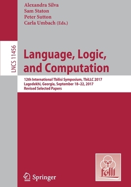 【预订】Language, Logic, and Computation