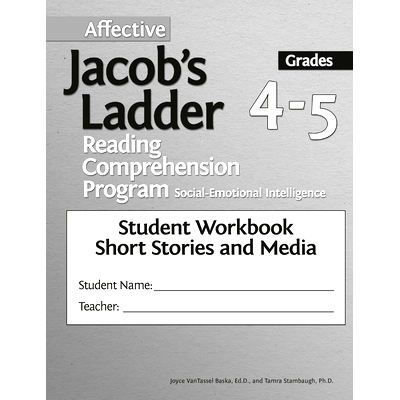 预订 Affective Jacob’s Ladder Reading Comprehension Program: Grades 4-5, Student Workbooks, Short Stories and Media (Se