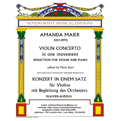 预订 Violin Concerto in One Movement: Reduction for Violin and Piano, edited by Mark Starr: 9781495276163