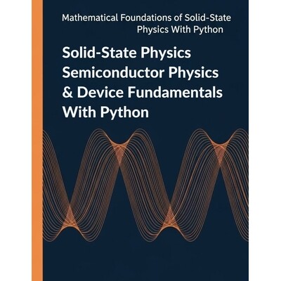 预订 Solid-State Physics Semiconductor Physics & Device Fundamentals With Python: Diodes, Transistors, and Optoelectroni