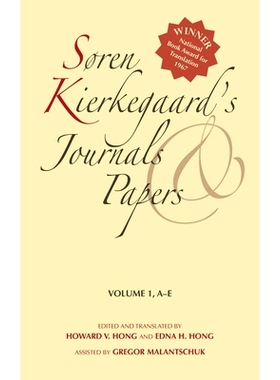 预订 Saren Kierkegaardas Journals and Papers, Volume 1: A-E: 9780253182401