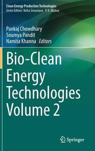 Clean Energy Technologies Bio Volume 9789811680939 预订