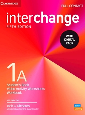 预订 Interchange Level 1a Full Contact with Digital Pack: 9781009040679