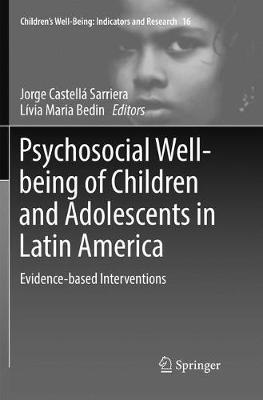 【预订】Psychosocial Well-being of Children and Adolescents in Latin America