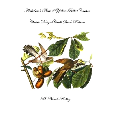 预订 Audubon’s Plate 2 Yellow Billed Cuckoo: Classic Designs Cross Stitch Pattern: 9781640041226