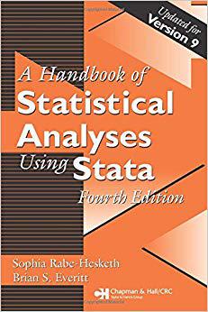 【预售】Handbook of Statistical Analyses Using Stata, Fourth Edition