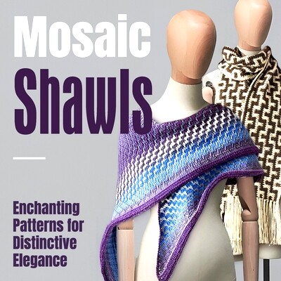 预订 Mosaic Shawls: Enchanting Patterns for Distinctive Elegance: Fashion Crochet: 9798866474578