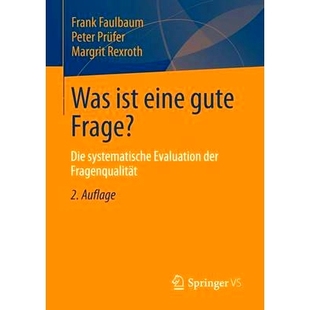 der 9783531199146 eine Die systematische Frage? ist gute Fragenqualität 预订 Evaluation Was