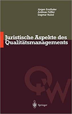 【预订】Juristische Aspekte des Qualitätsmanagements 9783540612964