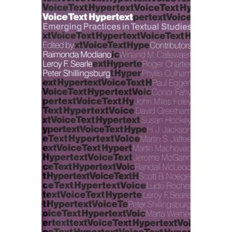 预订 Voice, Text, Hypertext: Emerging Practices in Textual Studies: 9780295983059