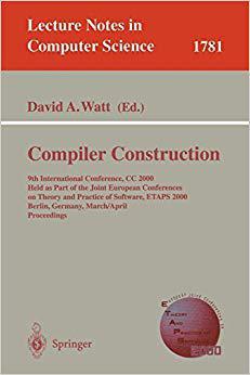 【预订】Compiler Construction 9783540672630
