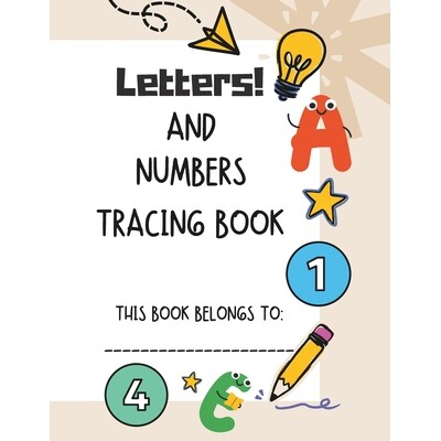 预订 Letter and Number Tracing Book 9798278216520