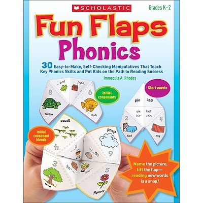 预订 Fun Flaps: Phonics 30 Easy-To-Make, Self-Checking Manipulatives That Teach Key Phonics Skills and Put Kids on the P