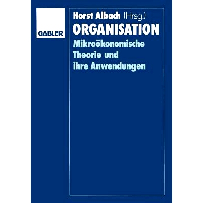预订 Organisation: Mikroökonomische Theorie und ihre Anwendungen: 9783409131131