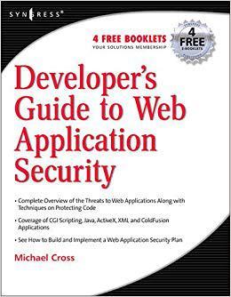 【预订】Developer’s Guide to Web Application Security