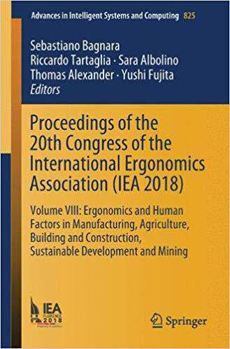 【预售】Proceedings of the 20th Congress of the International Ergonomics Association (IEA 2018)