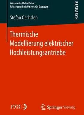 预订 Thermische Modellierung elektrischer Hochleistungsantriebe