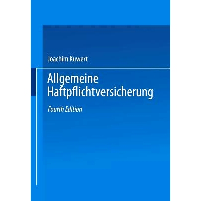预订 Allgemeine Haftpflichtversicherung: Leitfaden durch die AHB: 9783663092452