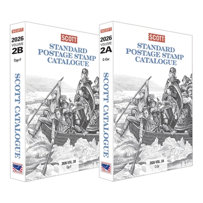 预订 2026 Scott Stamp Postage Catalogue Volume 2: Cover Countries C-F (2 Copy Set): Scott Stamp Postage Catalogue Volume