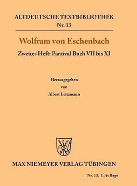 【预订】Parzival Buch VII bis XI 9783110482942