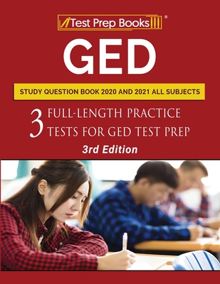 【预订】GED Study Question Book 2020 and 2021 All Subjects: Three Full-Length Practice Tests for GED Test Prep [3r...