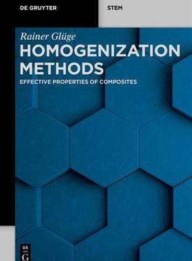 [预订]Homogenization Methods 9783110793512