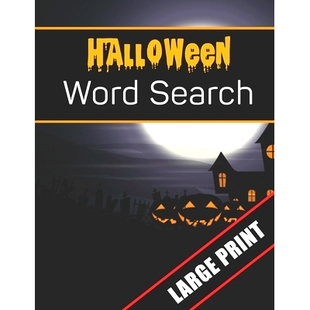 for Print Halloween 预订 9781700629807 Large Search Holiday Everyone Activities Word